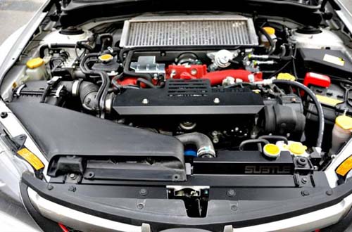 (08-11) Impreza - Radiator Shroud (Black)